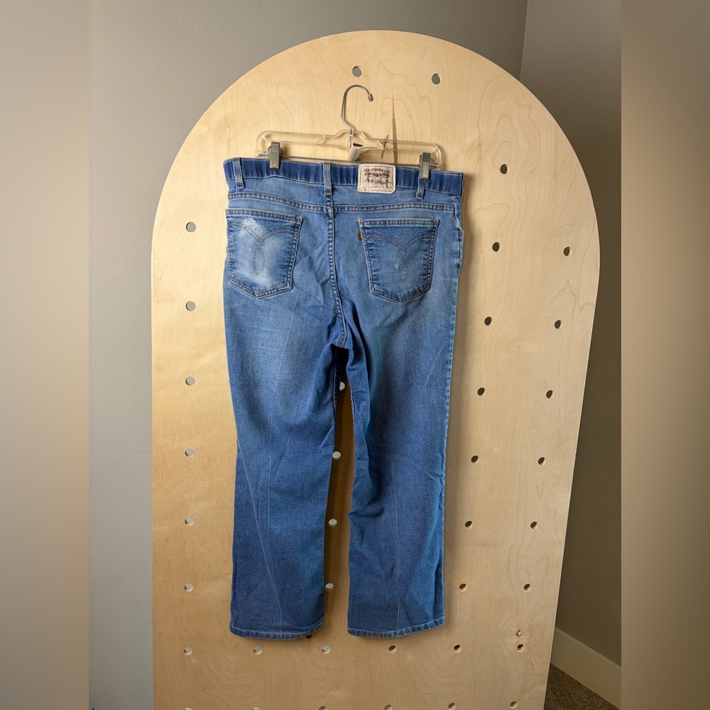 Vintage Men’s Mid 80’s Levi’s Brown Tab Action Denim Jeans 38x27 - Picture 5 of 9
